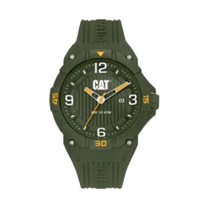 CAT DRIFT LW-131-23-332 Green Silicone Band 10 ATM 45MM Analog Watch